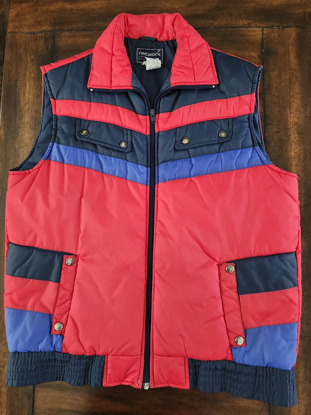 Vintage 1970S/1980s Retro Puffer Vest Medium
